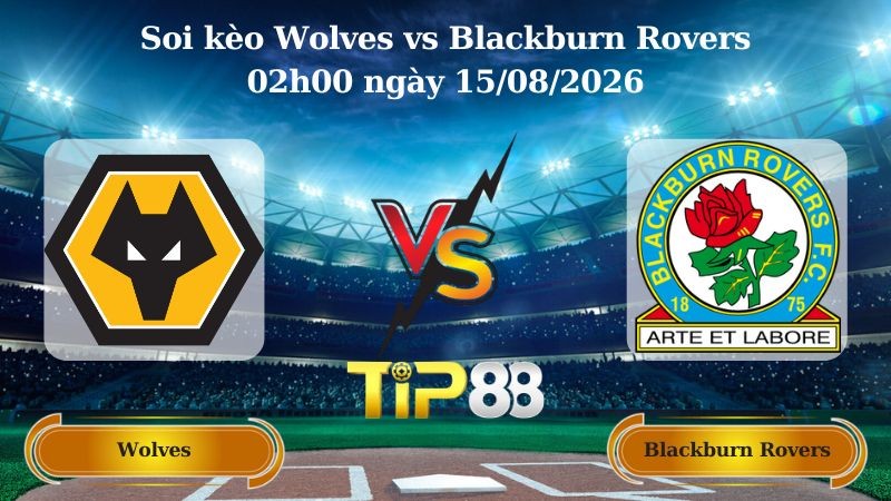 TIP88 Nhận định soi kèo Wolves vs Blackburn Rovers 02h00 ngày 15/08/2026 - Hạng nhất Anh